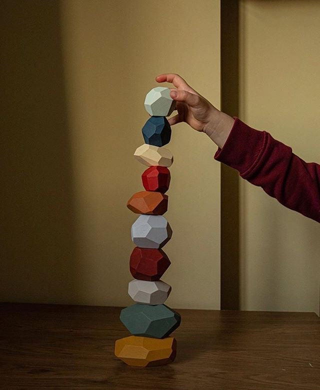 Wooden Stacking Stones