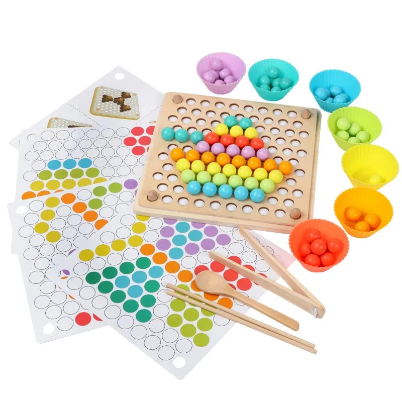 Montessori Math & Color Bead Set