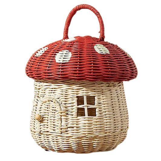 Mushroom Basket Red