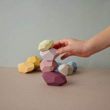 Wooden Stacking Stones