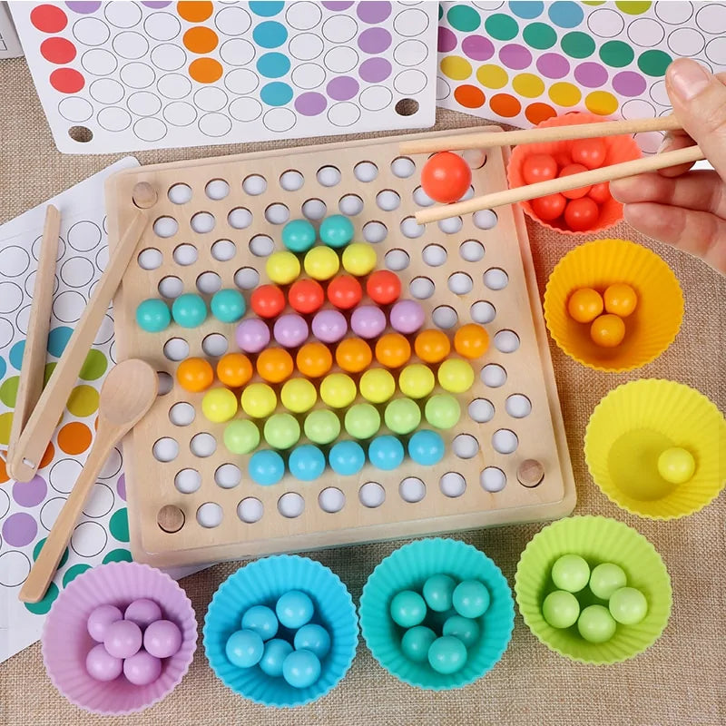 Montessori Math & Color Bead Set