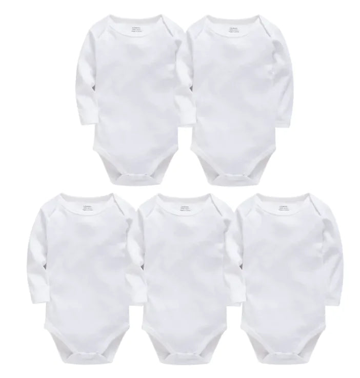 Baby Romper - Long-Sleeved 100% Cotton