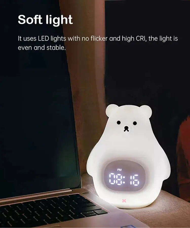 Bear Light Clock