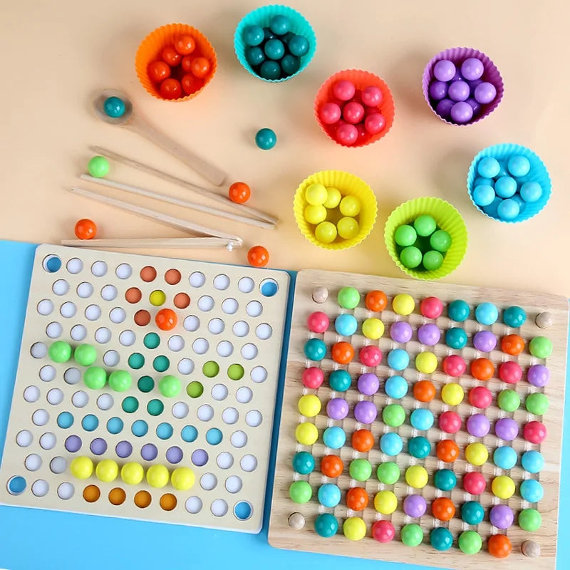 Montessori Math & Color Bead Set