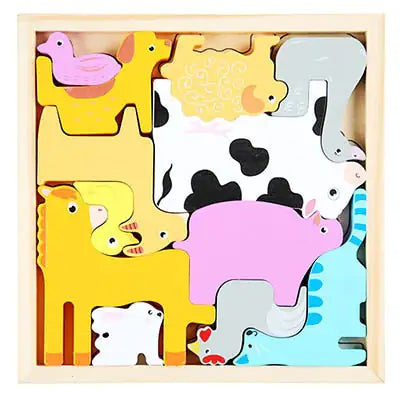 Animals Wooden Puzzle