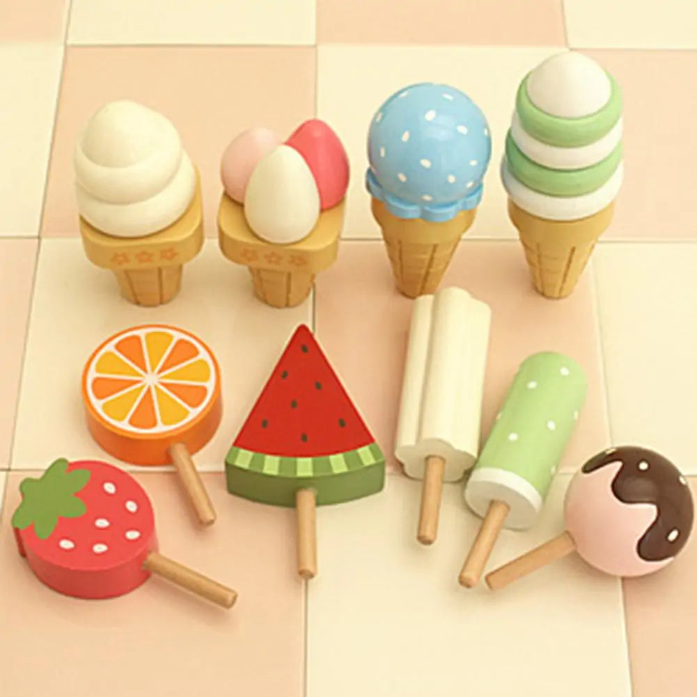 Wooden toy - ice creams