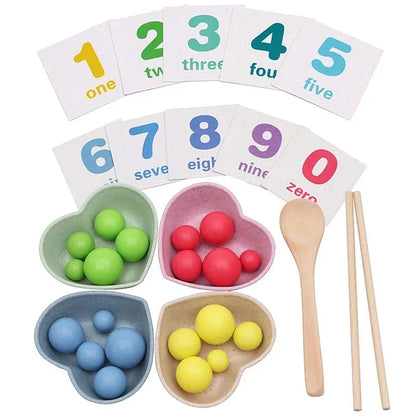 Montessori Math & Color Bead Set