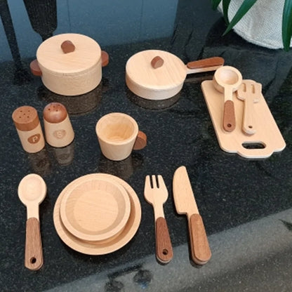 Wooden Kitchen Accessories Toy