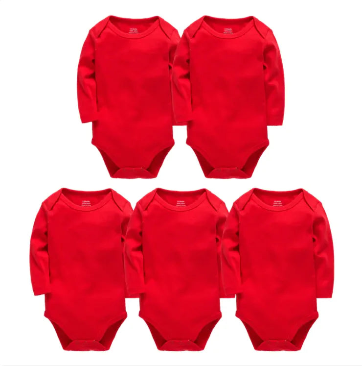 Baby Romper - Long-Sleeved 100% Cotton