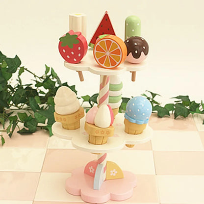 Wooden toy - ice creams