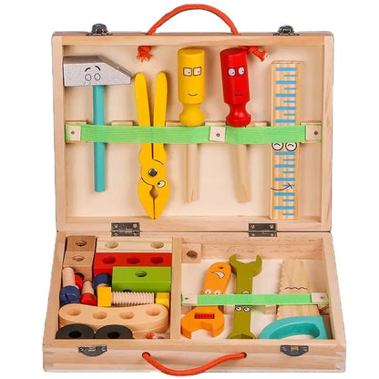 wooden tool box