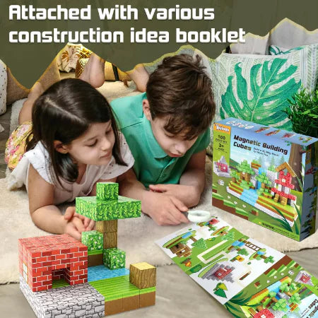 Magnetic Building Blocks Minecraft kids