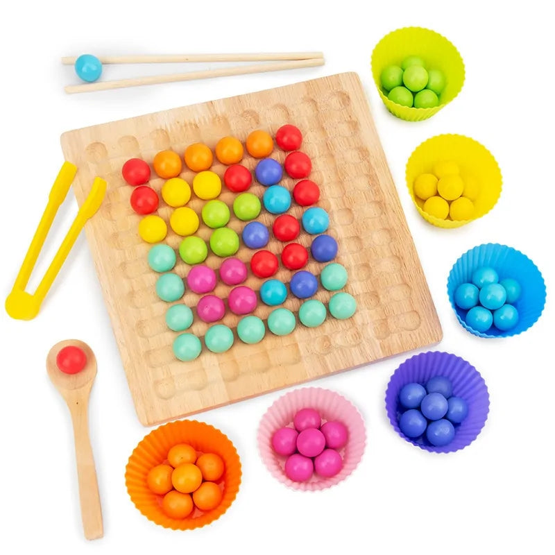 Montessori Math & Color Bead Set