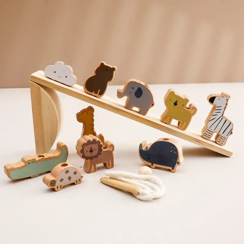 Stacking Wooden Animals